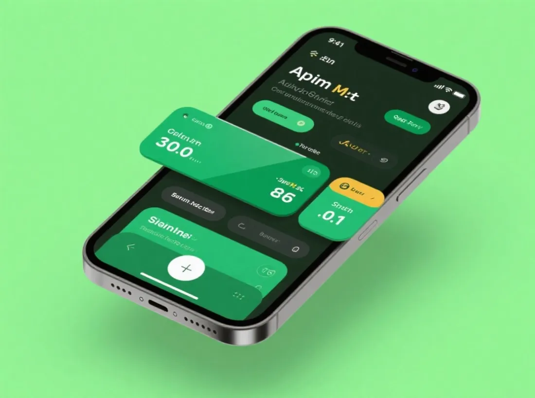 体育APP界面示意